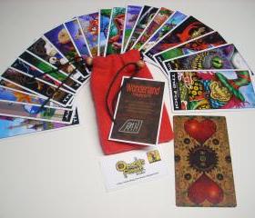 Wonderland Tarot Cards - 22 Card Major Arcana Deck (With Handmade Tarot bag)